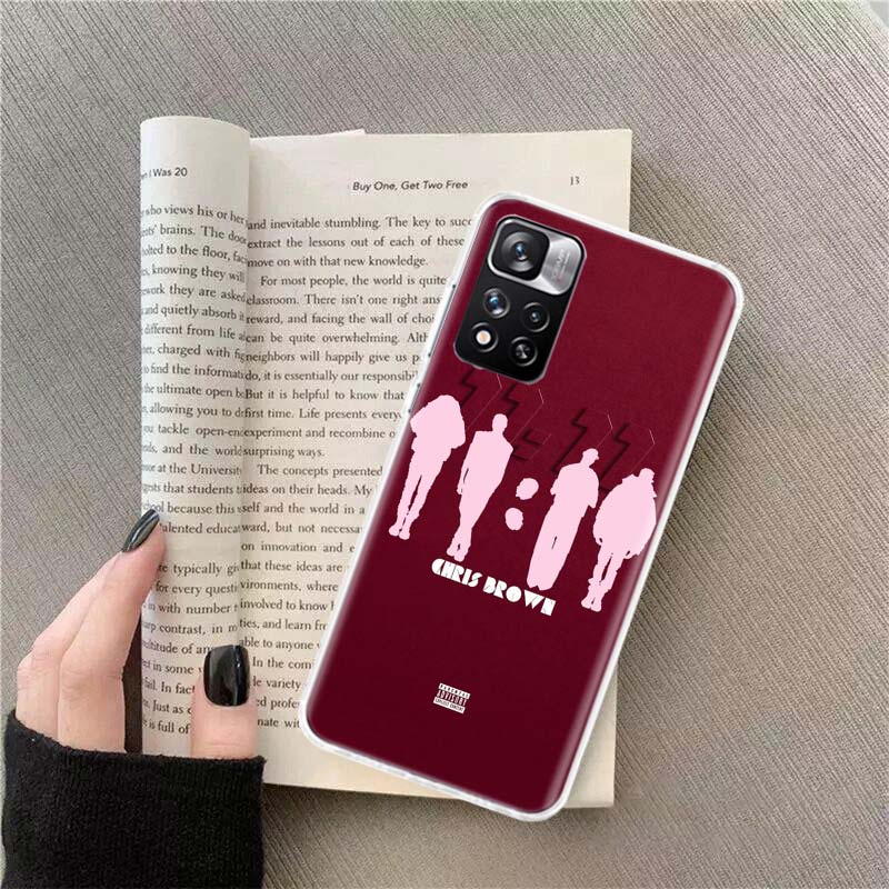 Chris Brown Amerikanischer Rapper Handyhülle Für Redmi Note 13 12 Pro Plus 14 15 Pro 5G 11 11T 11E 11S 10 Pro 10S 9 9S Hülle Handy Klar