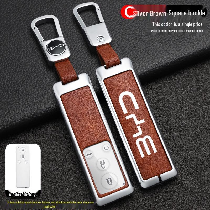 Premium Metal Key Case Cover for BYD G5/G Five (2016-2018 Models)