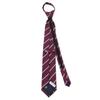[Orihica] One-Touch Tie 2-Piece Set with Box, Easy to Put On and Take Off, Zipper Tie, Gift, Present, Men's, Wine, Navy, 3-3 Free Size