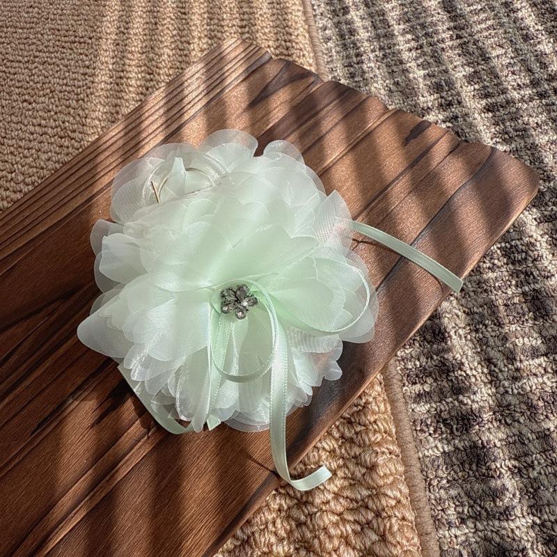 

Summer Mesh Flower Hair Clip with a Gentle and Elegant Bow, High Quality