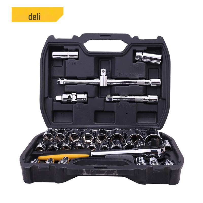 Deli 32-Piece Socket Wrench Set 12.5mm