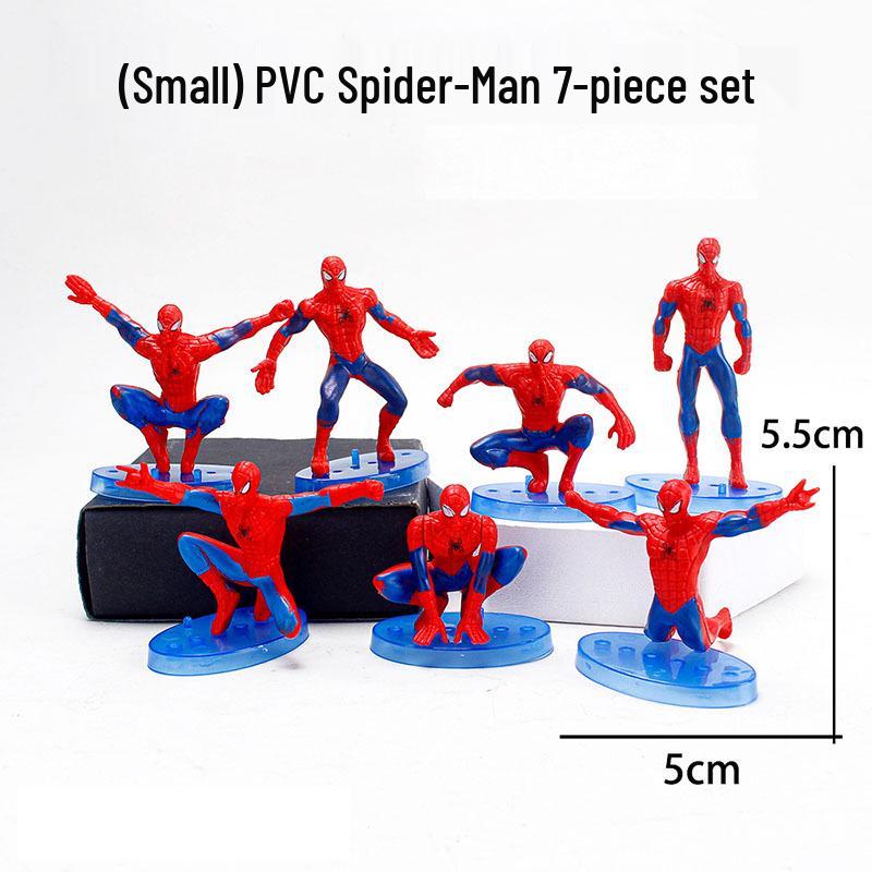 Spider-Man Cake Figurine, Cartoon Toy Baking Accessory for Boys' Birthday Desserts