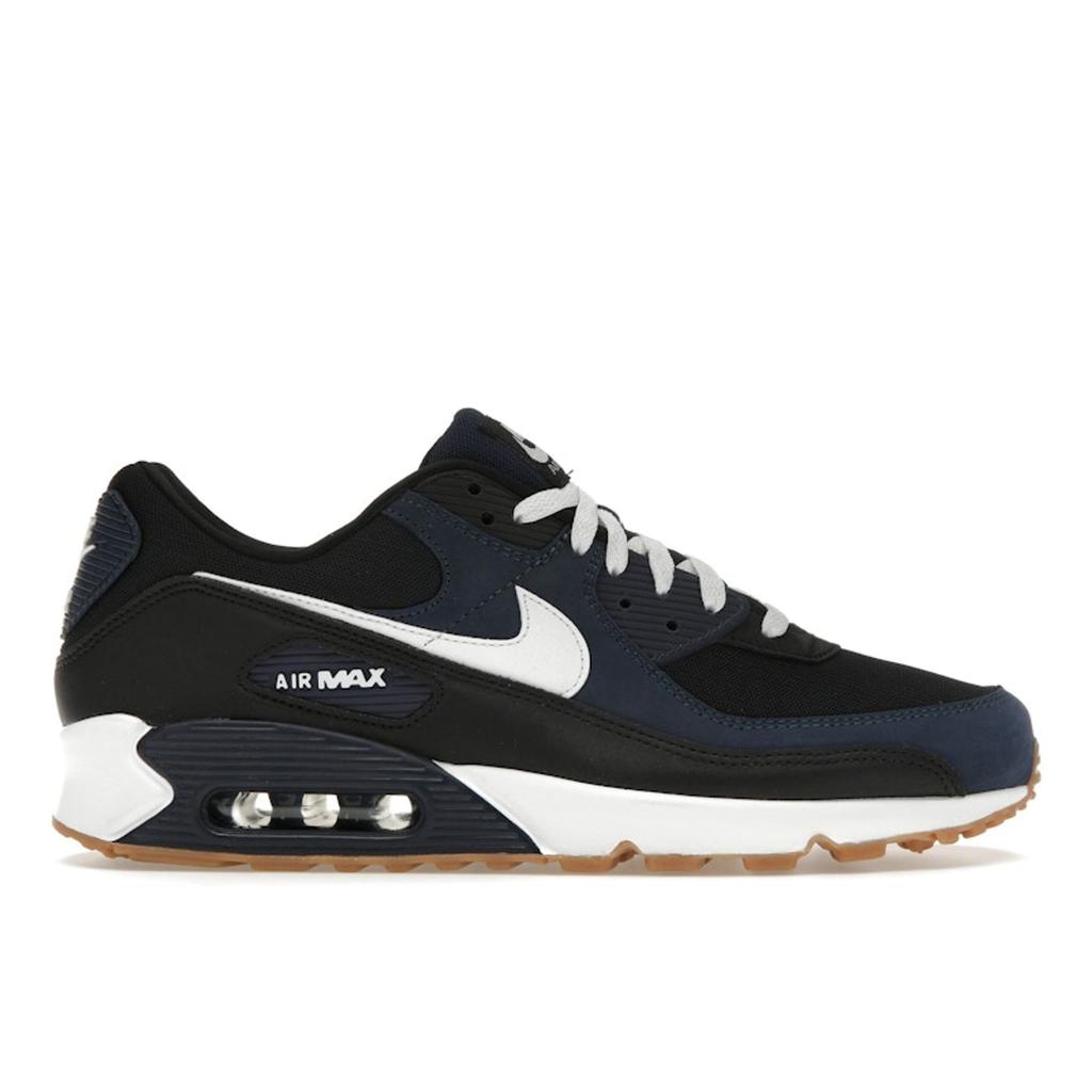 Nike Air Max 90 Midnight Navy Gum Pánské tenisky Modrá Černá Guma-Středně hnědá FB9658-400