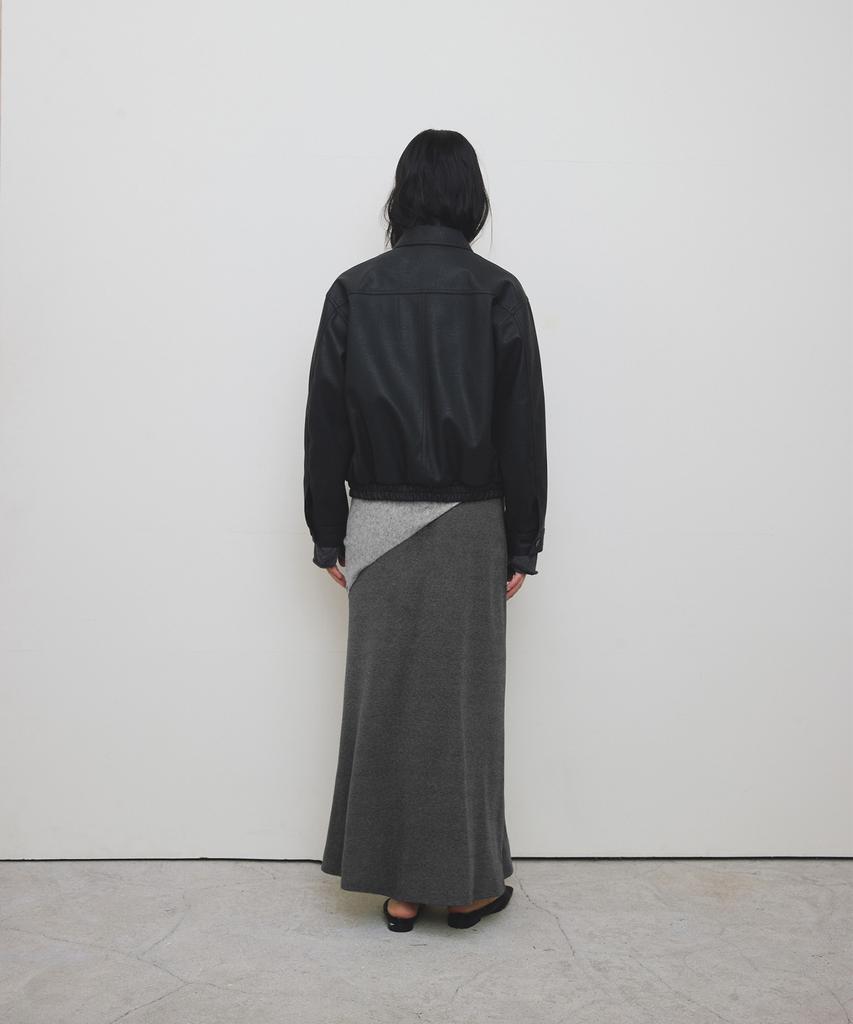 Low Tide Leather Blouson [Black]