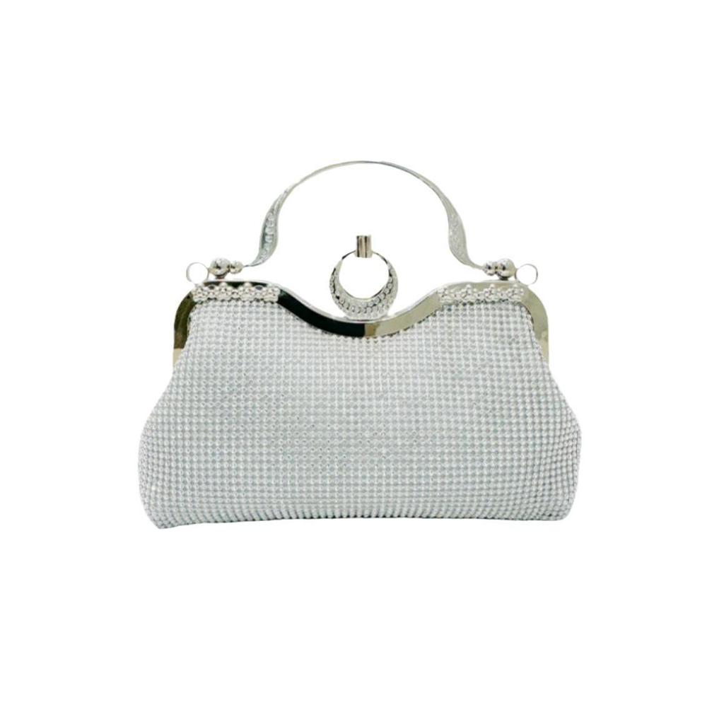 Rhinestone Evening Handbag for Weddings, Birthdays, and Parties