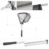 Triangle Mini Folding Aluminium Alloy Fishing Dip Net Practical Fish Accessory