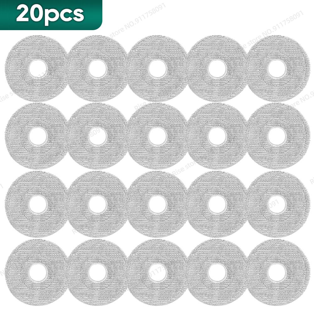 Compatible for Mova E40 Ultra Accessories Main Brush Filter Dust Bag Mop Cloth Replacement Parts Kit