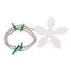 Pipe Unclogger Disposable Flower Decor Drain Strainer with Chain Anti Clog Hair Catcher Sink Tub Shower Kitchen Drain Cleaner