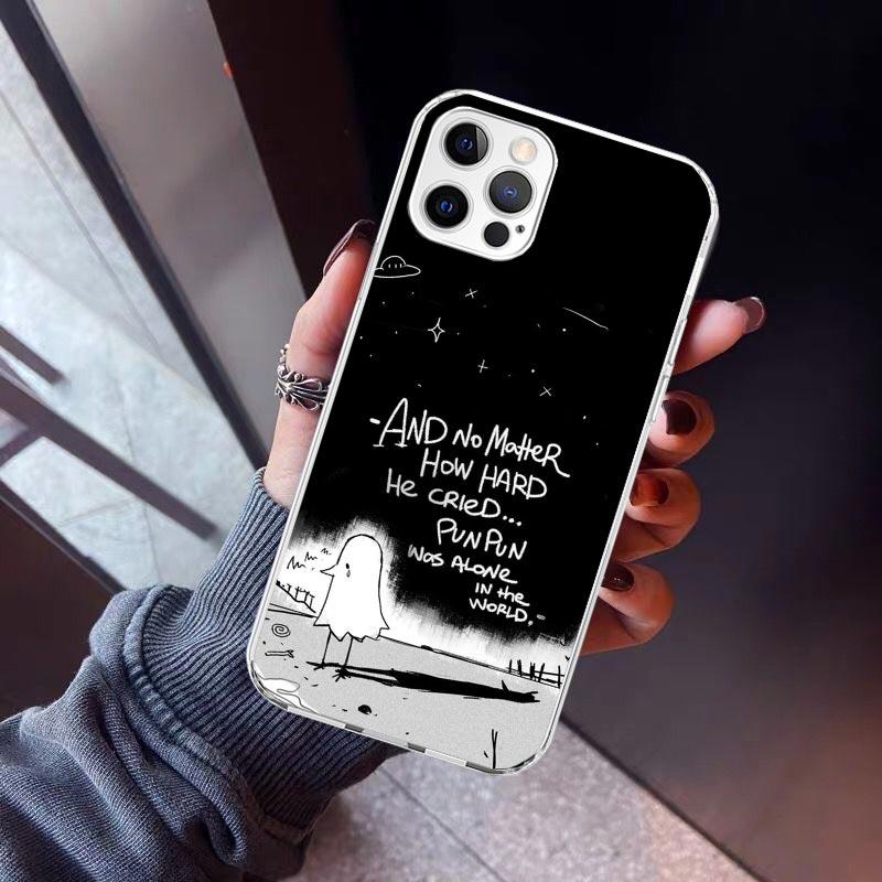 Oyasumi Punpun Phone Case for Apple iPhone 17 Air 16 16E 15 14 Plus 13 Mini 12 11 Pro Max 7 8 + SE 2020 Soft Cover Fundas 16 15