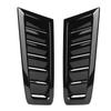 Accessoire de Modification de Grille d'Aération de Capot en ABS pour Voiture S'adapte pour Ford Focus RS MK2Noir Brillant