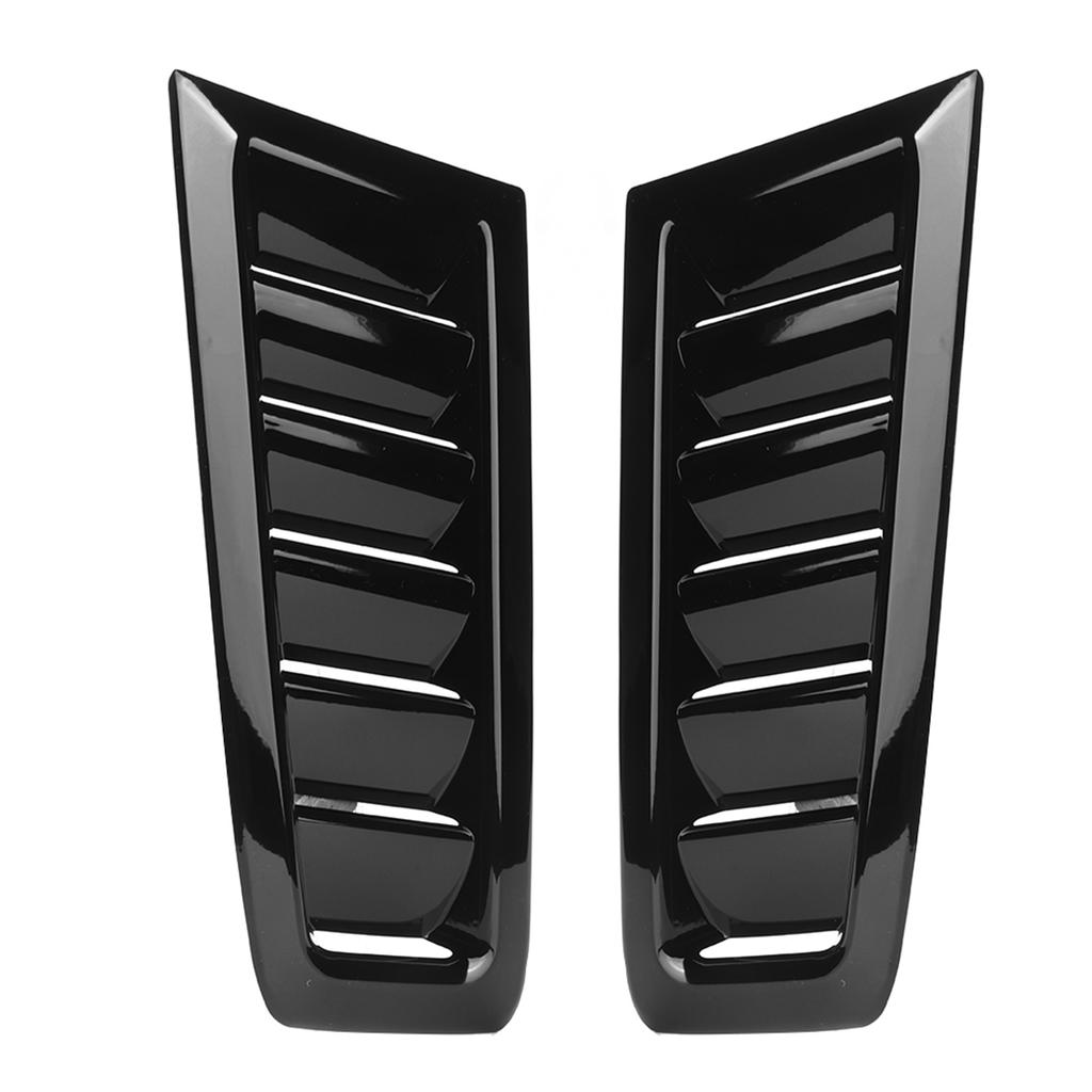 Accessoire de Modification de Grille d'Aération de Capot en ABS pour Voiture S'adapte pour Ford Focus RS MK2Noir Brillant
