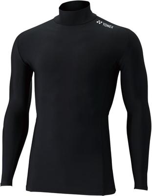 Long Sleeve Neck Long Sleeve Black [Yonex] Shirt, Uni-High Shirt, (007)