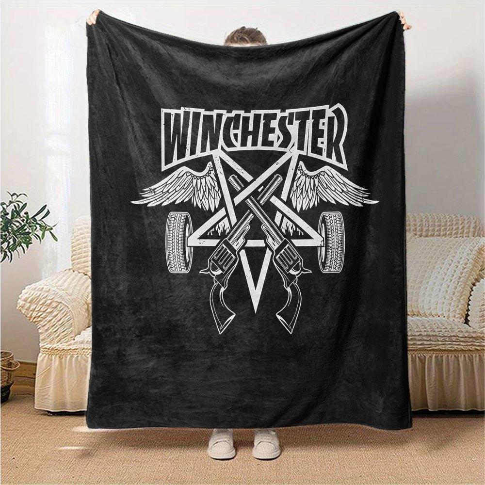 1pc Supernatural 15 Blanket Soft Warm Throw for Home, Office, Travel All Season Cozy Bedding Gift, Office Cozy Accessory