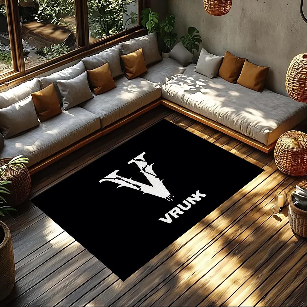 V-Vrunk Printed Small Carpet Anti-Slip Kitchen Fashion Bedroom Non Slip Washable Rug Luxury Living Room Entrance Decoration