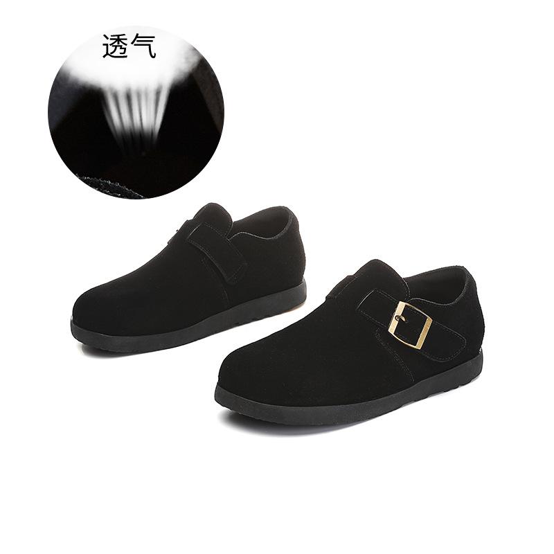 2025 autumn leather single shoes new shoes women's shoes versatile retro sports flats casual all-inclusive white shoes