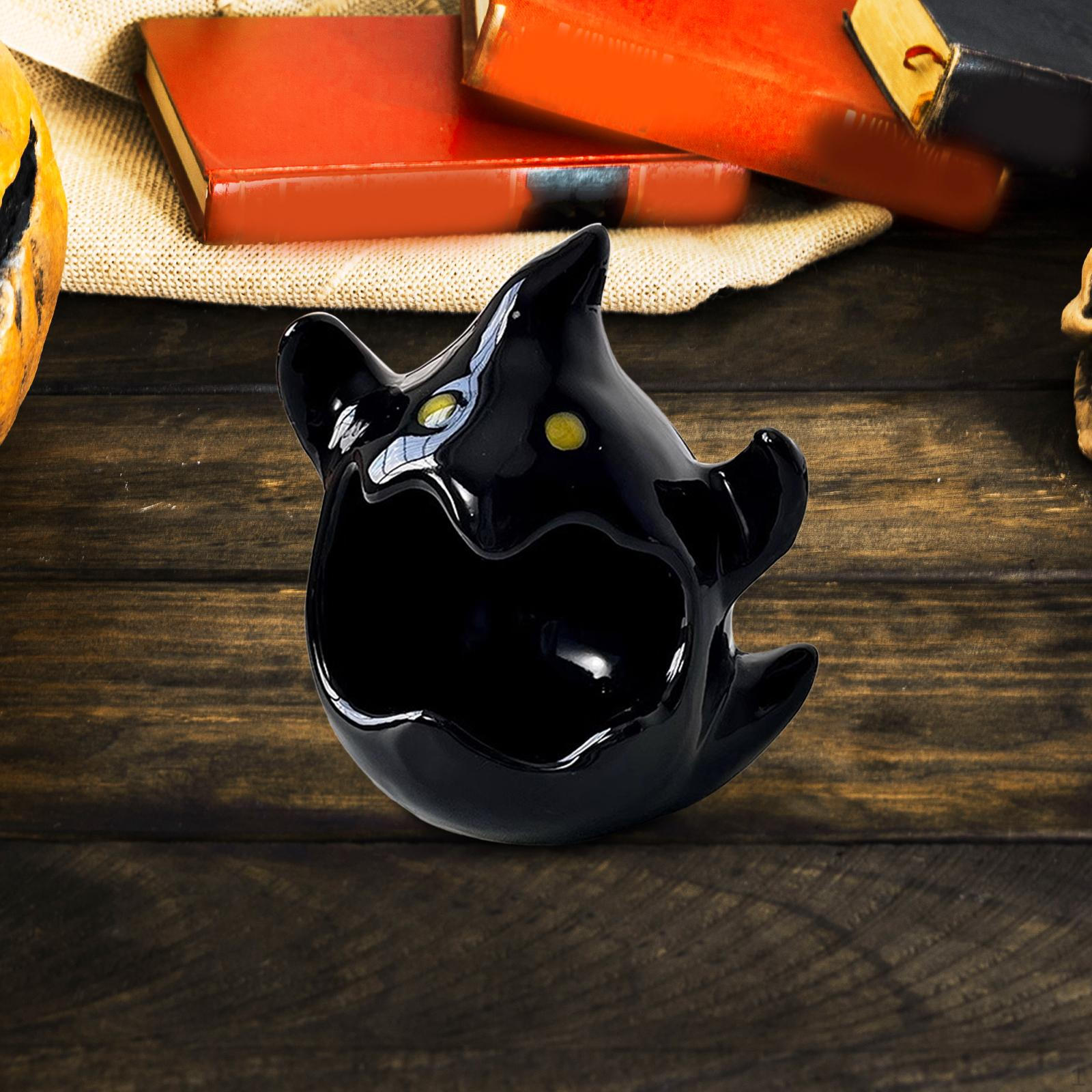 

Фигурка Подсвечник Декоративная Статуэтка Подставка для Благовоний Стол для Вечеринки на Хэллоуин Офис чёрный