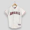 Maglia Casa Vintage Los Angeles Angels Anni 2000 Majestic Taglia Media Los Angeles Angels Lega Baseball MLB Sportiva Anaheim Angels Magliette Taglia M