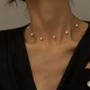 Été Simple Chaîne Clavicule Perle Col Femme Sens du Design Année Lumière Luxe Collier Femme Chaîne de Cou Haut Sens