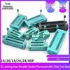 Adjustable IC Test Socket for Single-Chip Microcontroller - Compatible with 14/16/18/20/24/28/40P Wide & Narrow Body