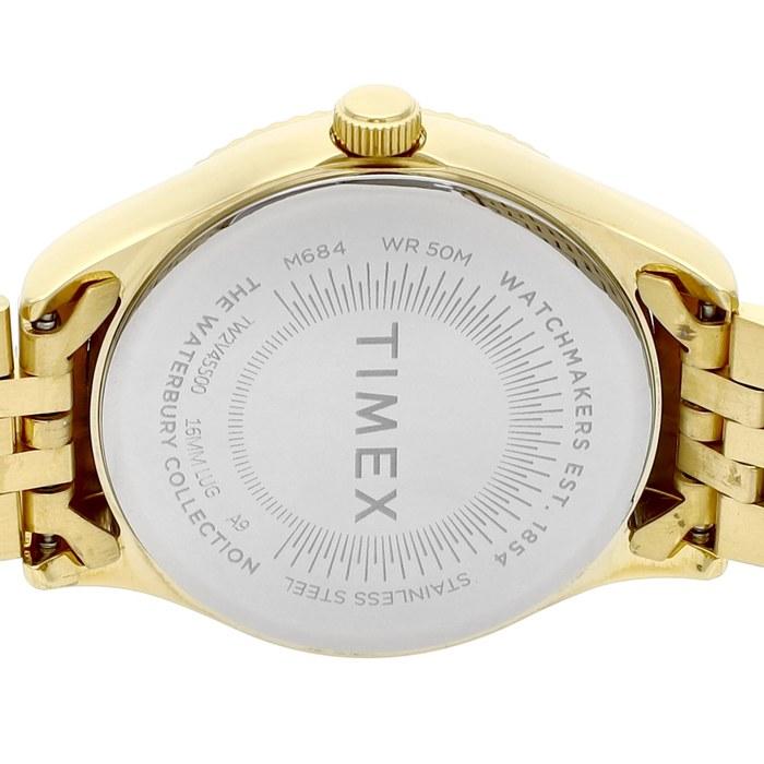 TIMEX Waterbury Watch Quartz 50m Water Resistance Mineral Glass Green Dial TW2V45500 Women's