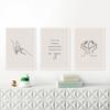 Pittura su Tela Disegno Minimalista a Linea Singola Citazioni sull'Amore del Bambino Poster Stampe Immagini da Parete per Cameretta Decorazione Casa