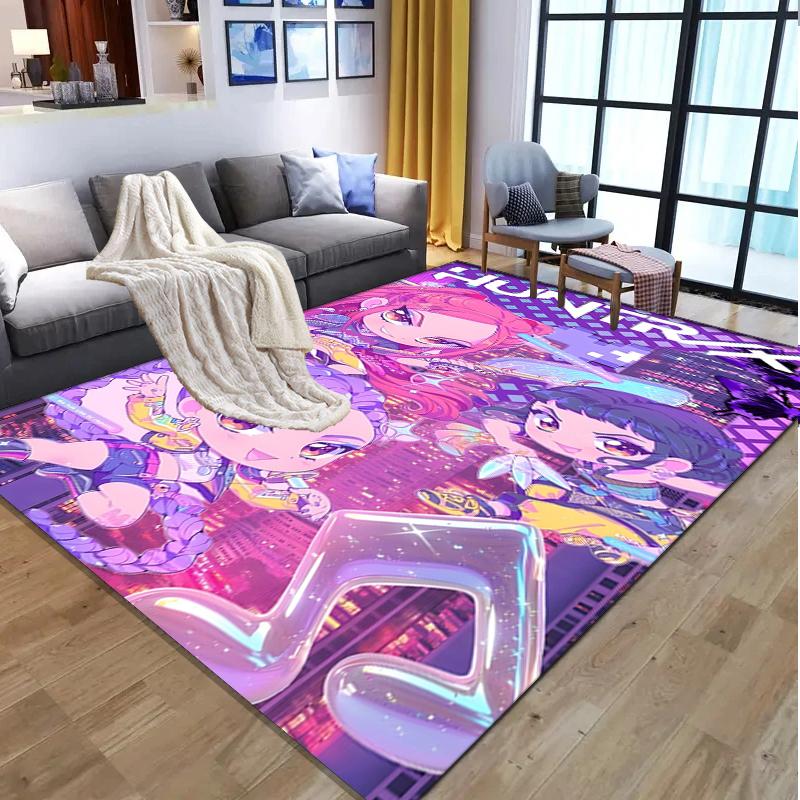 K Pattern Rug, Indoor/Outdoor Mat, for Picnic, Gameroom, Bedroom, Office, Living Room, Home Decor Carpet, Birthday Gift