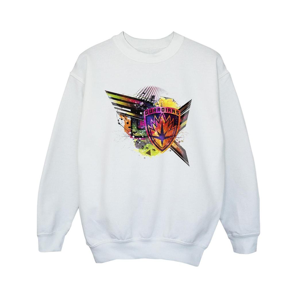 Marvel Jungen-Sweatshirt „Guardians Of The Galaxy Abstract Shield“ auf der Brust