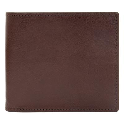 BEIDE AX9100 Bi-fold Wallet Genuine Leather Men's Brown