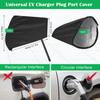 EV Charger Port Cover,Magnetic Adsorption Electric Car Charging Port Cover,Snow Sun Protection Waterproof Rainproof External Charger Cover Fit for