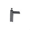 Pane Decoration, DIY Corner Connector, Aluminum Alloy, 7Shaped Buckle, Plastic, Elastic Button Black