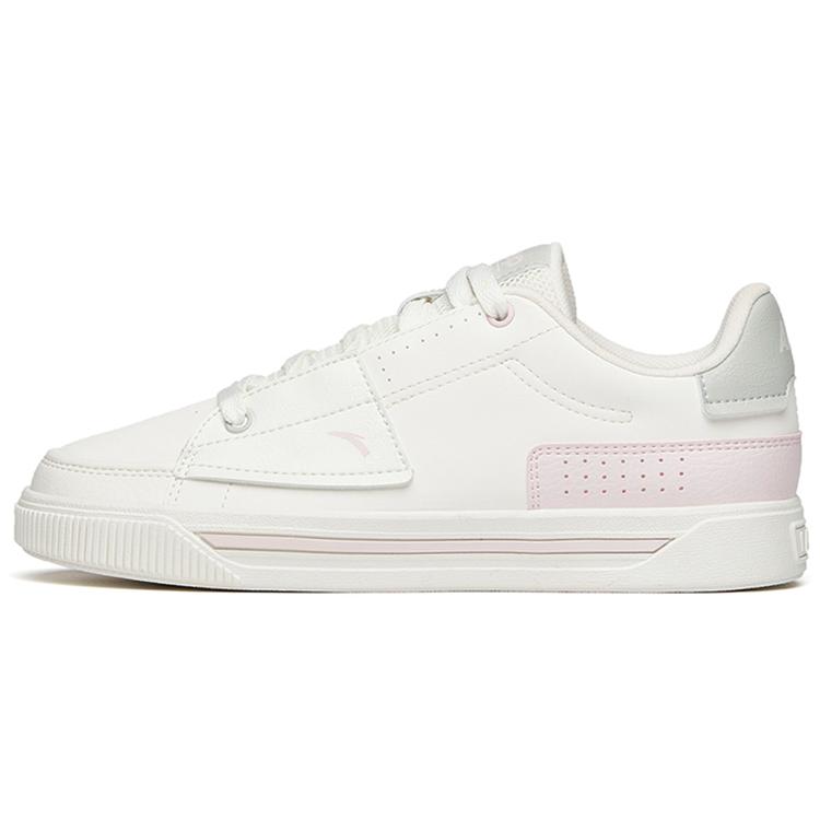 

Новая коллекция Anta Life, нескользящие, амортизирующие, износостойкие низкие кеды для скейтборда, женские, бело-розовые 122148001R-2