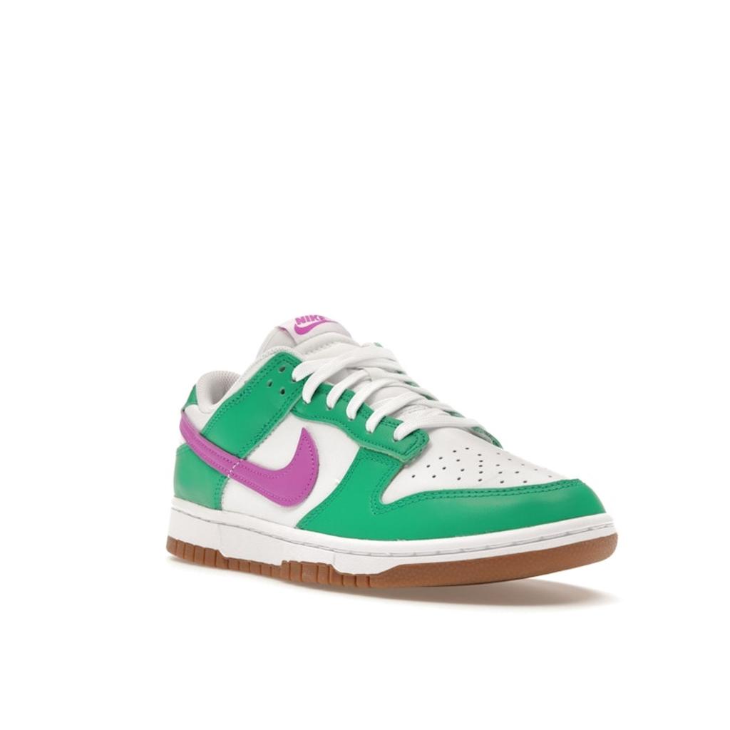 Nike  Dunk Low Joker Women Sneakers White Stadium-Green Fuchsia-Dream FD9922-151