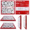 CyeeLife Soft Tip Dartboard Professional Set, Includes 6 Dart Boards with Arrows, 6 Flights, 30 Tips, 1 Throw Line, and 2 Board Stands