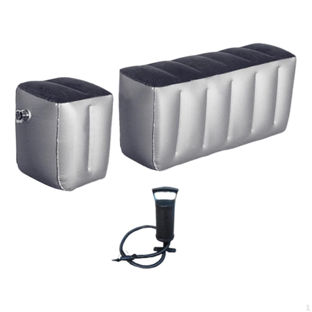 2 Pieces Car Air Mattress Back Seat Pads Lightweight Auto Accessories Portable Bed Cushions for