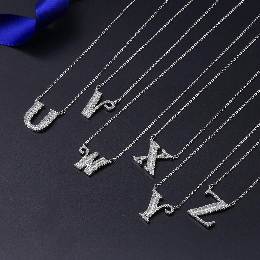 26 Letters of The Alphabet Necklace Female Romantic Travel with The Same Short Section of The Collarbone Chain Valentine's Day Gifts Necklace