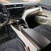 For Toyota Camry 18- Matte Wood Grain Co-pilot Storage Box Handle Cover Trim
