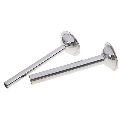 2Xstainless Steel Sausage Stuffer Attachment Stuffing Tubes Fit For Food Grinder