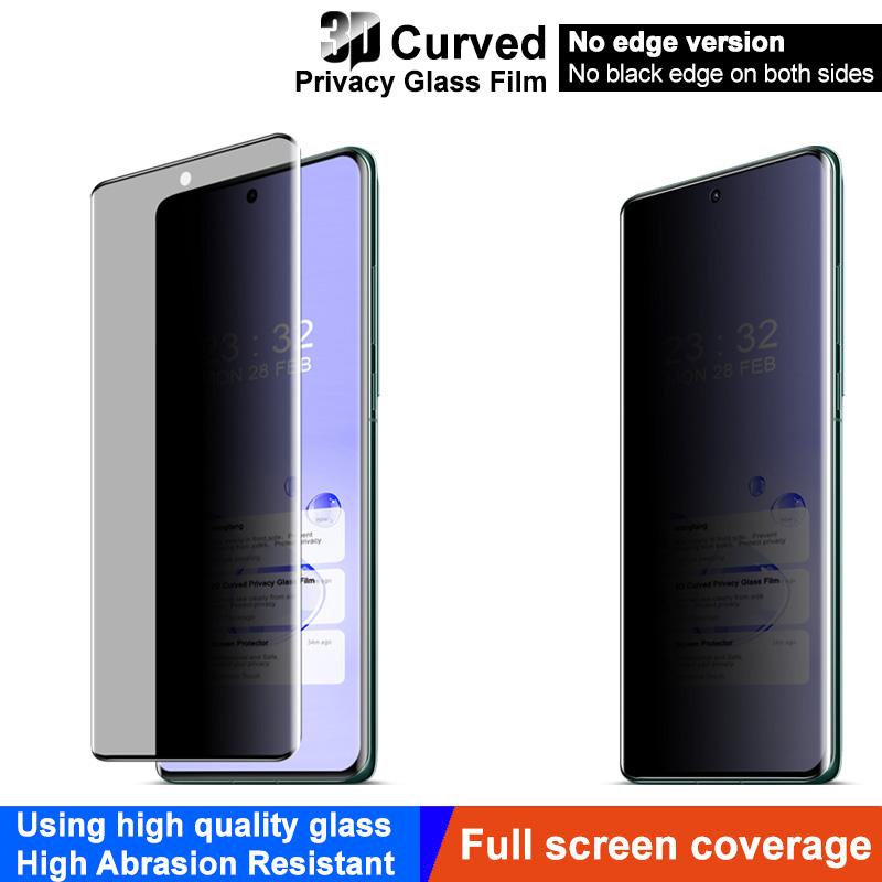 IMAK For OnePlus 12 5G Screen Protector 3D Curved Anti Spy Private Film