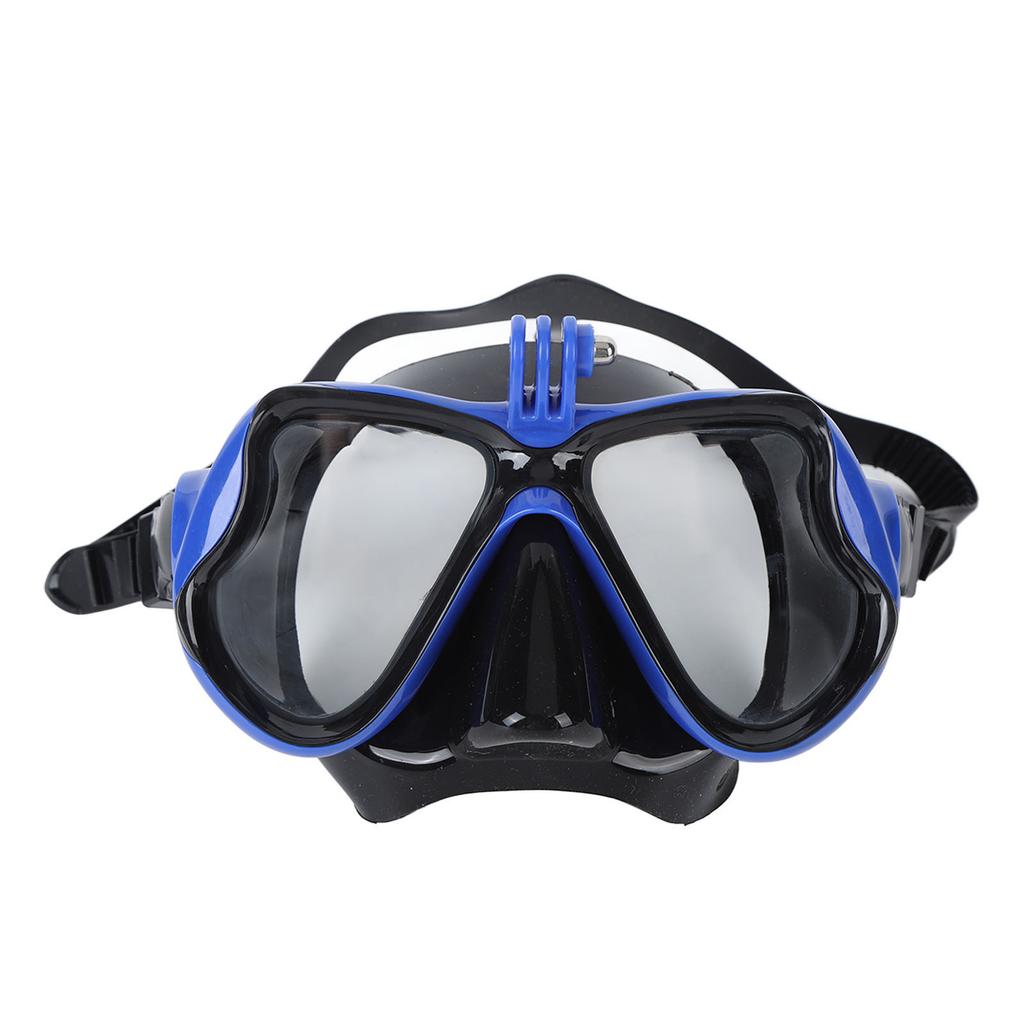 Swimming Snorkeling Goggles HD Waterproof Antifog Diving Goggles With Nose Cover For Men Women Blue