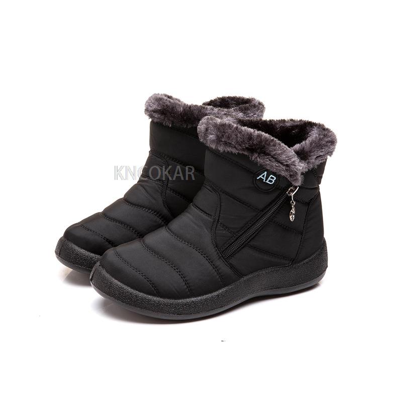 Women Boots 2025 Fashion Waterproof Snow Boots For Winter Shoes Women Casual Lightweight Ankle Botas Mujer Warm Winter Boots