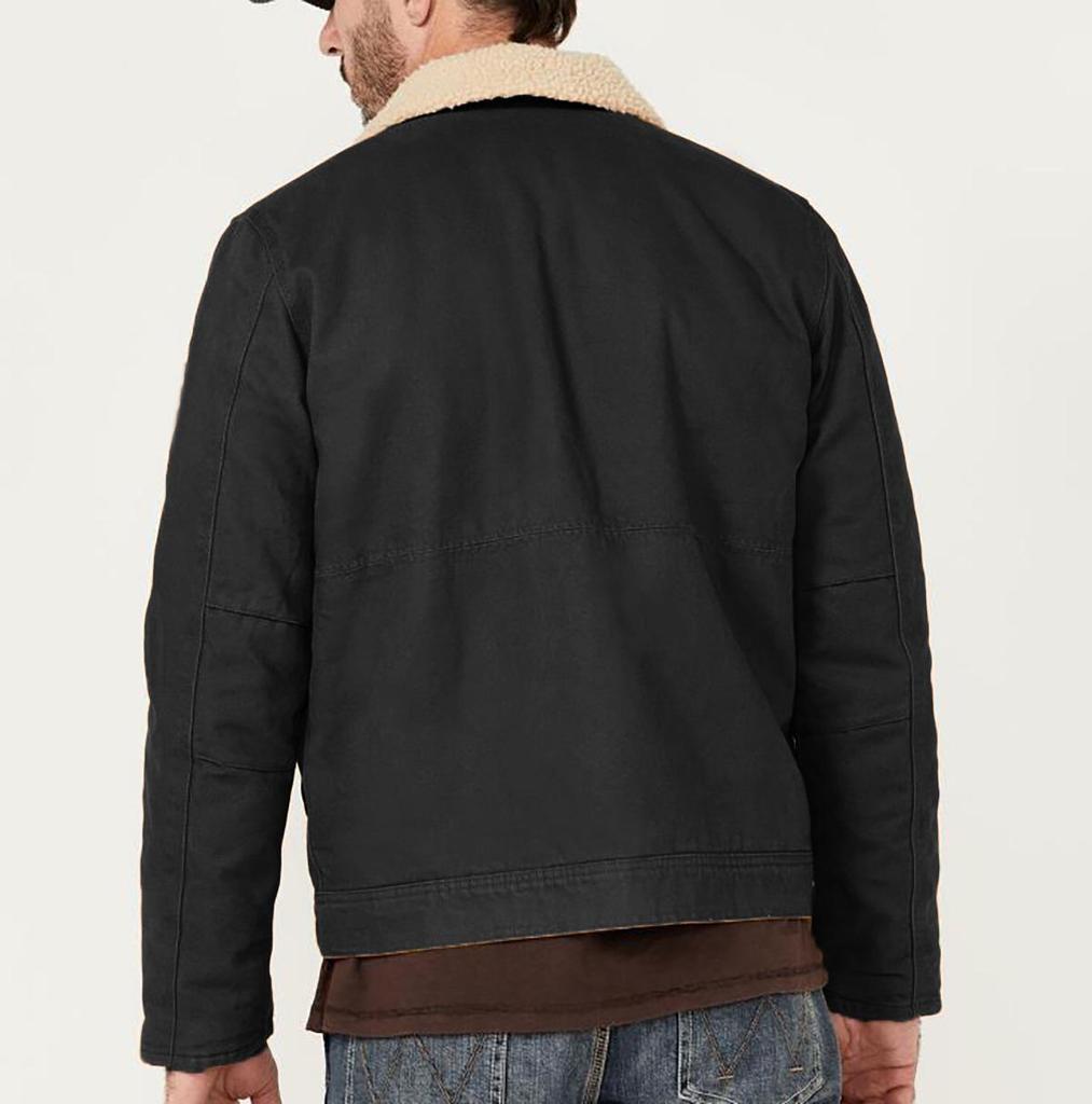 Men's Plus Velvet Autumn-Winter Cotton Workwear Coat - High Quality, European Large Size, Stylish & Handsome