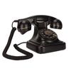Vintage Landline Phone Old Fashioned Disc Button Retro Corded Telephone for Home Office Decor