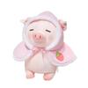 Cute Cape Pig Plush Toy Soft Stuffed Animal Doll For Kids Sleeping Companion And Girls Backpack Keychain Pendant