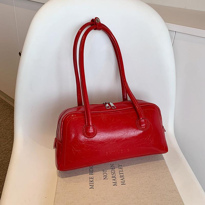IELGY Korean Version Simple Retro All-Match Commuter Shoulder Armpit Bag