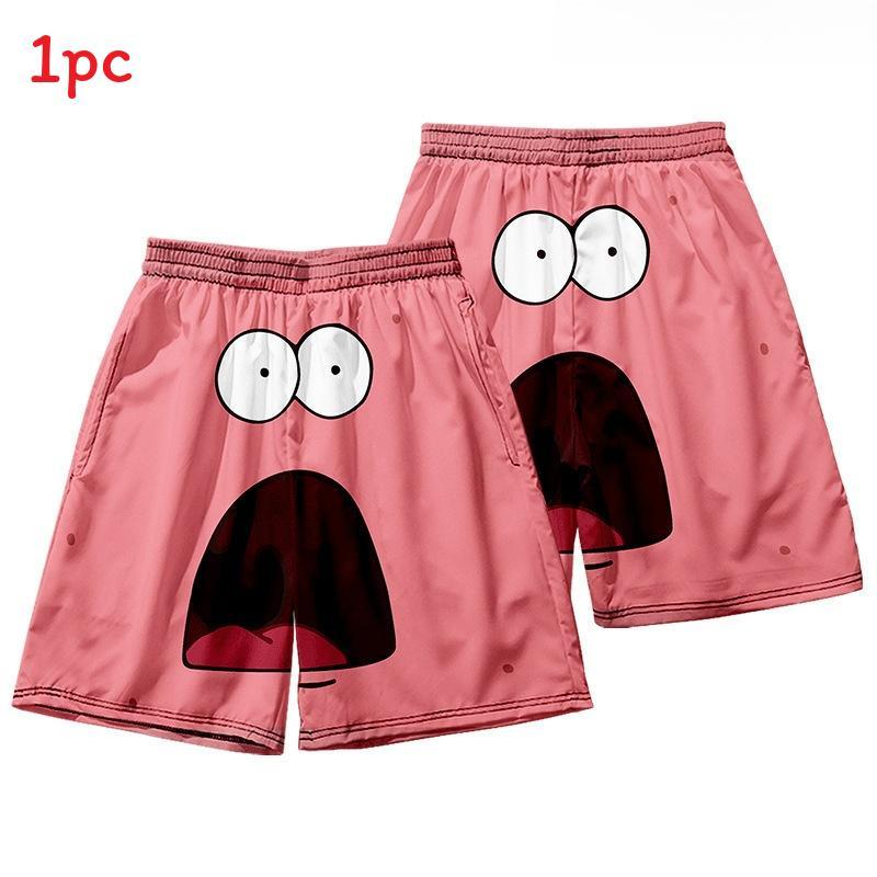 Spongebob Squarepants Patrick Star Summer Quickdry Beach Shorts For Men And Women XS