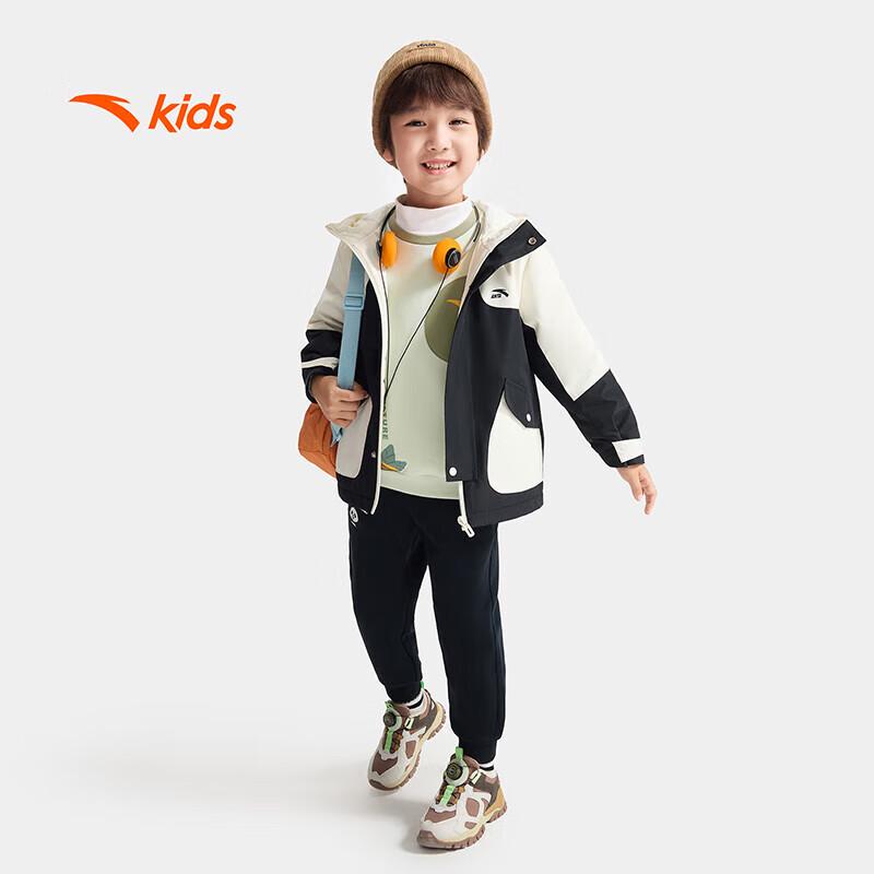 Anta Kids' 2025 Winter Warm Fleece Hooded Jacket A72549601
