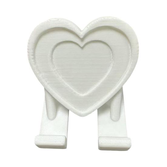 

Heart Cell Phone Holder 3D Printed Love Heart Shaped Mobile Phone Stand Valentine s Day Gift for Home Office Desktop Decoration