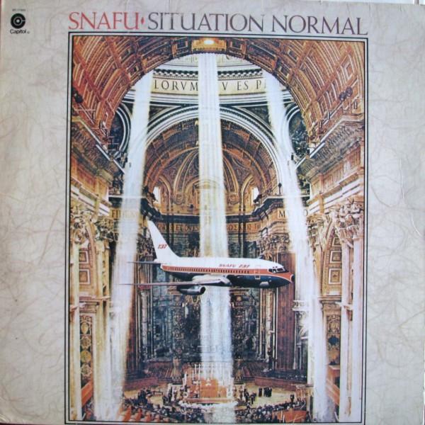 

LP Record SNAFU 6 Situation Normal ST11343 Capitol Records 1974 Canada Rock Used
