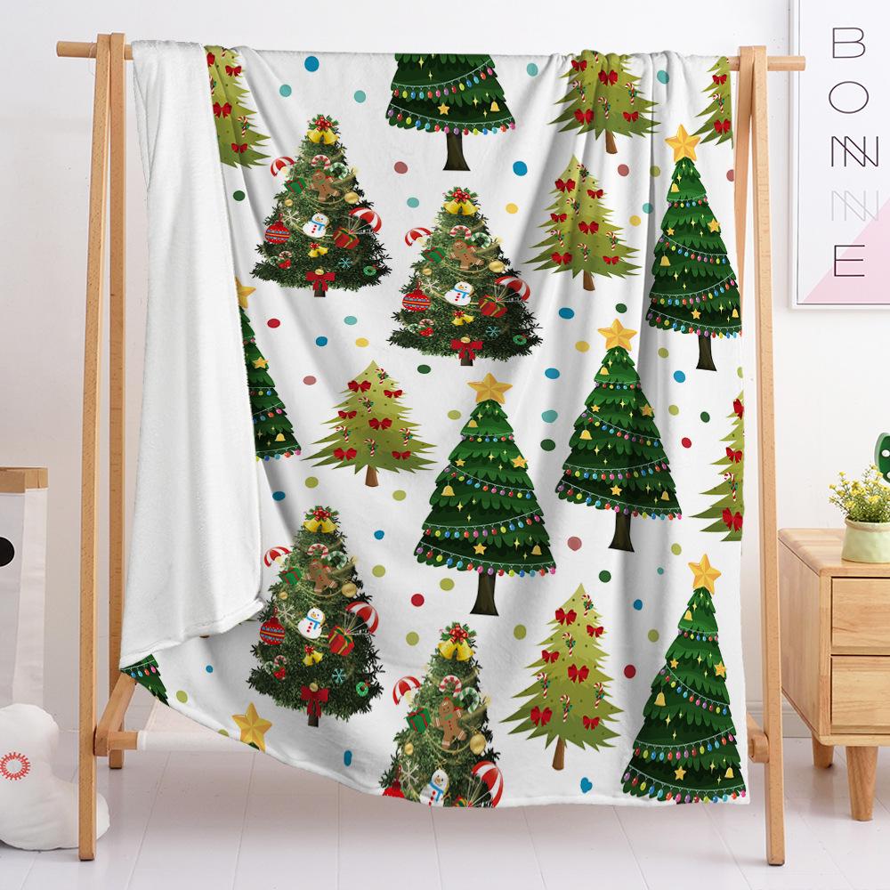 3D Digital Printed Christmas Blanket Flannel Blanket Fur Blanket Spring And Autumn