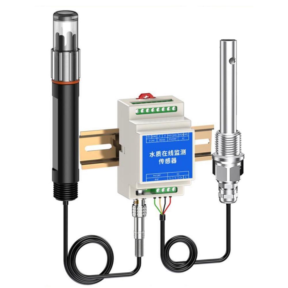 High-precision pH EC Sensor Water Quality Environmental Protection Detector Salinity Temperature TDS Integrated Transmitter